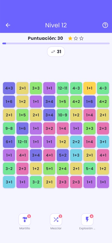 Equation Match Screenshot