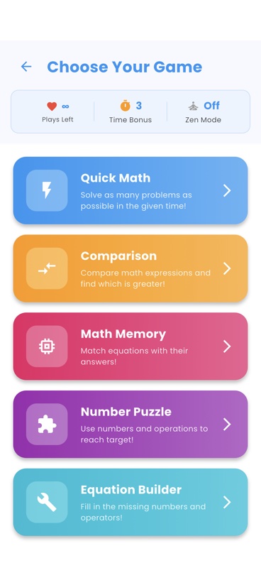 Math Brain Challenge screenshot 5