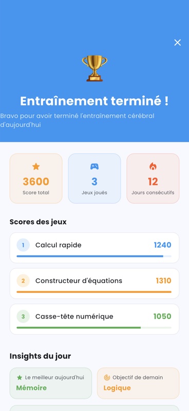 Défi Cerveau Math screenshot 3