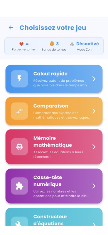 Défi Cerveau Math screenshot 5