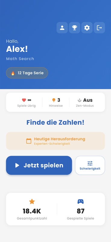 Mathe-Zahlensuche screenshot 2