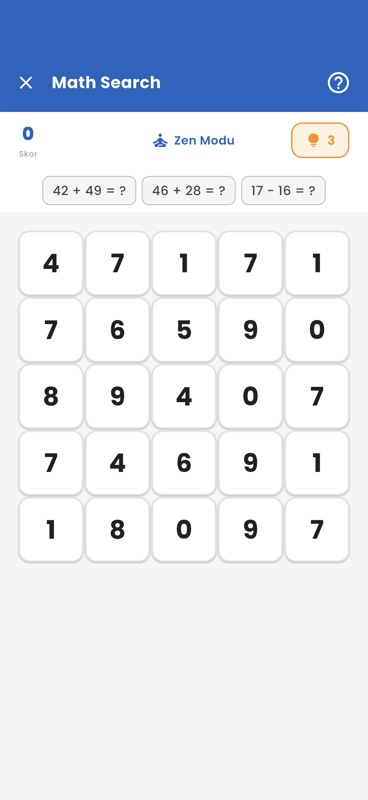 Matematik Sayı Arama screenshot 7